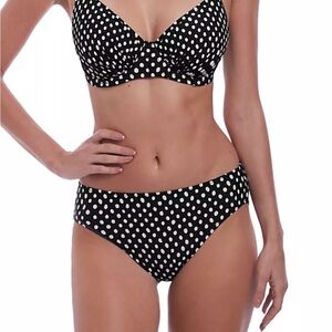 Fantasie Santa Monica Mid Rise Bikini Briefs Bottoms 2XL Polka Dot NWT